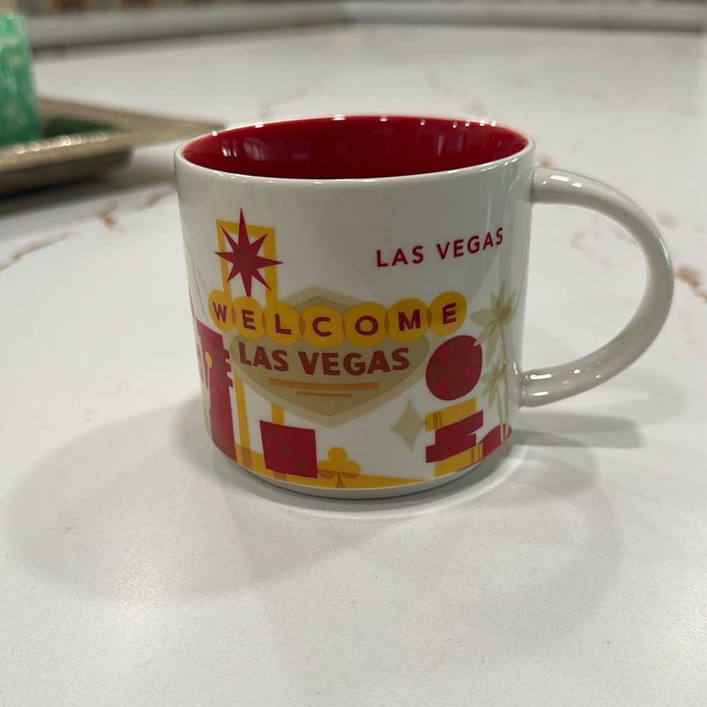 Starbucks Las Vegas NV You Are Here Collection YAH Coffee Tea Mug Cup 14oz‎